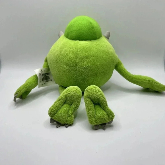 Disney Store Pixar Monsters University Mike Wazowski Stuffed Plush 8” Rare - Picture 2 of 3